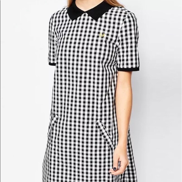 white fred perry dress
